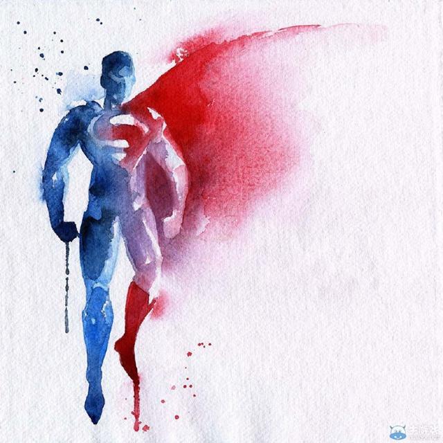 水和颜料在纸上奔走！《超级英雄水彩画》不管是漫威或是DC都超绝美！