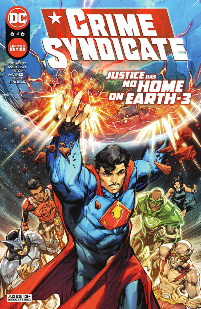 DC漫画「罪恶联盟」第6期正式封面公布