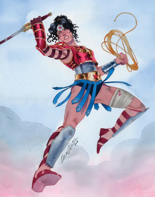 画师绘制「神奇女侠」与「神奇少女」全新造型公布