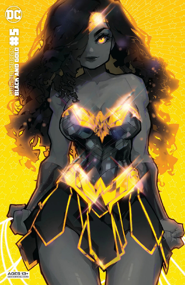 「神奇女侠：黑与金」第五期正式及变体封面公布