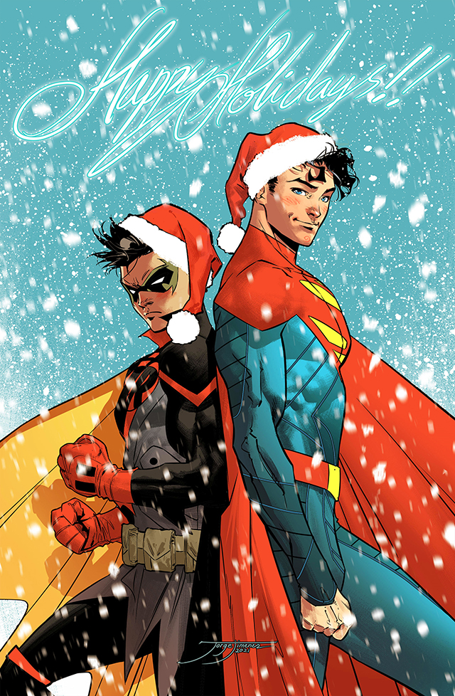 知名画师绘制DC漫画圣诞贺图公布